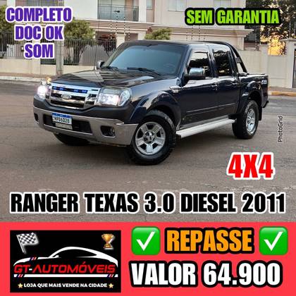 FORD RANGER 3.0 XLT 4X4 CD 16V TURBO ELETRONIC DIESEL 4P MANUAL FORD RANGER 3.0 XLT 4X4 CD 16V TURBO ELETRONIC DIESEL 4P MANUAL